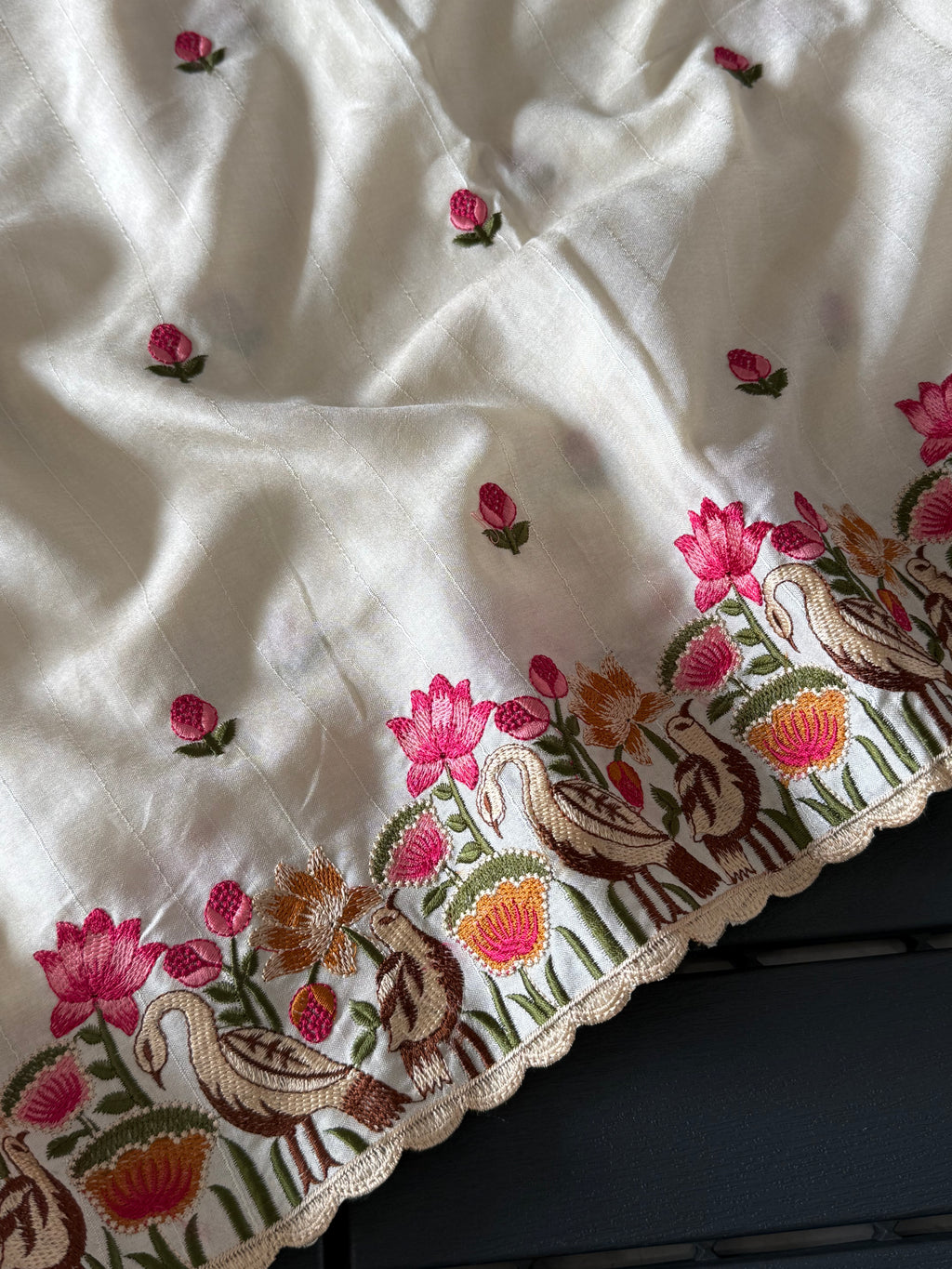 Pure Tusser Silk Saree