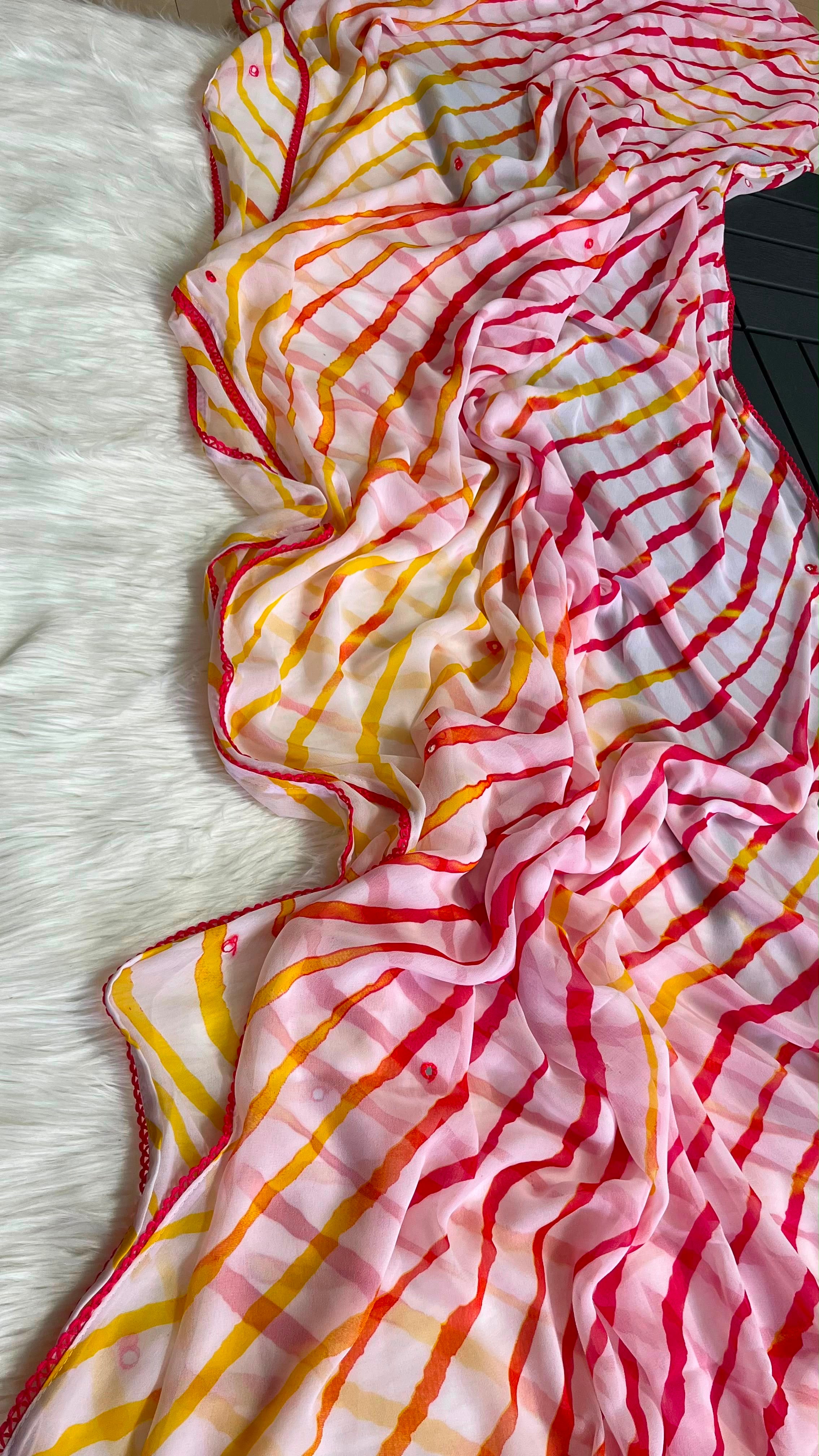 Pure Georgette Saree