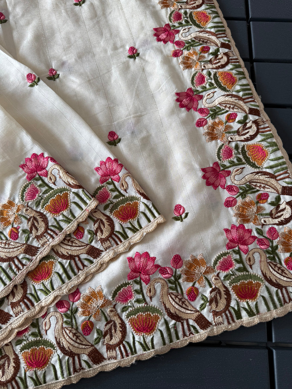 Pure Tusser Silk Saree