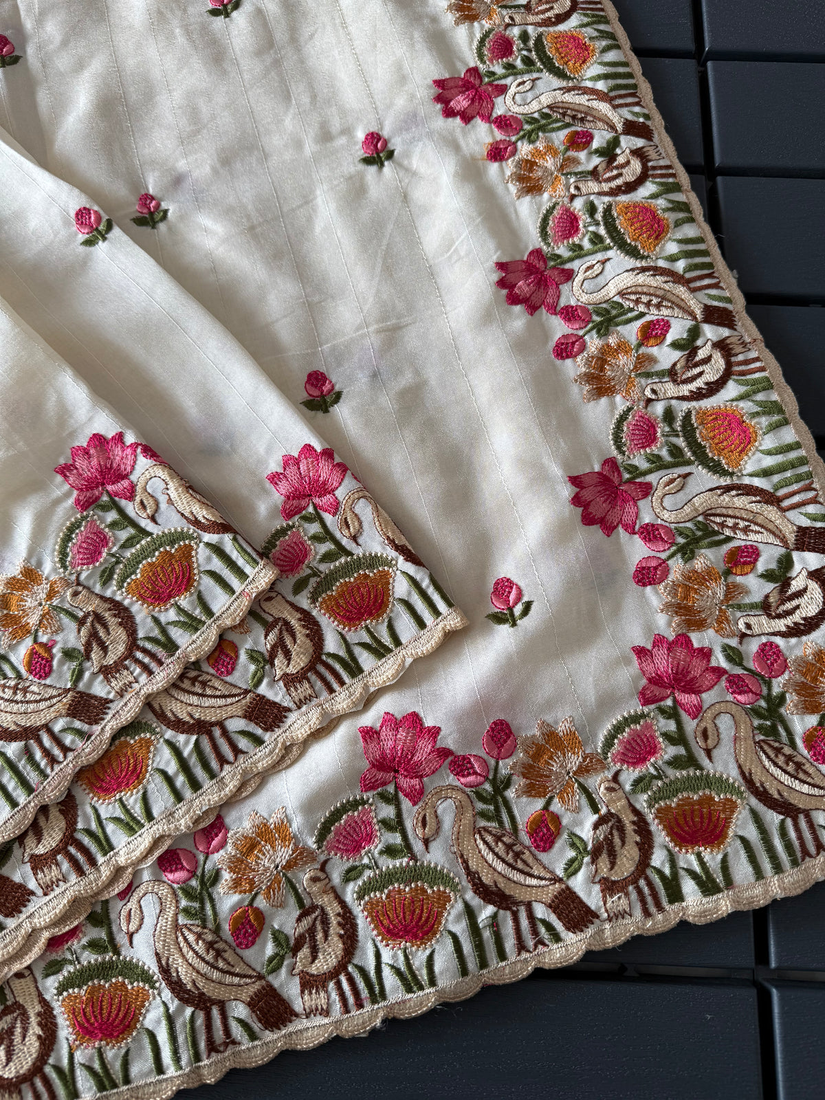 Pure Tusser Silk Saree