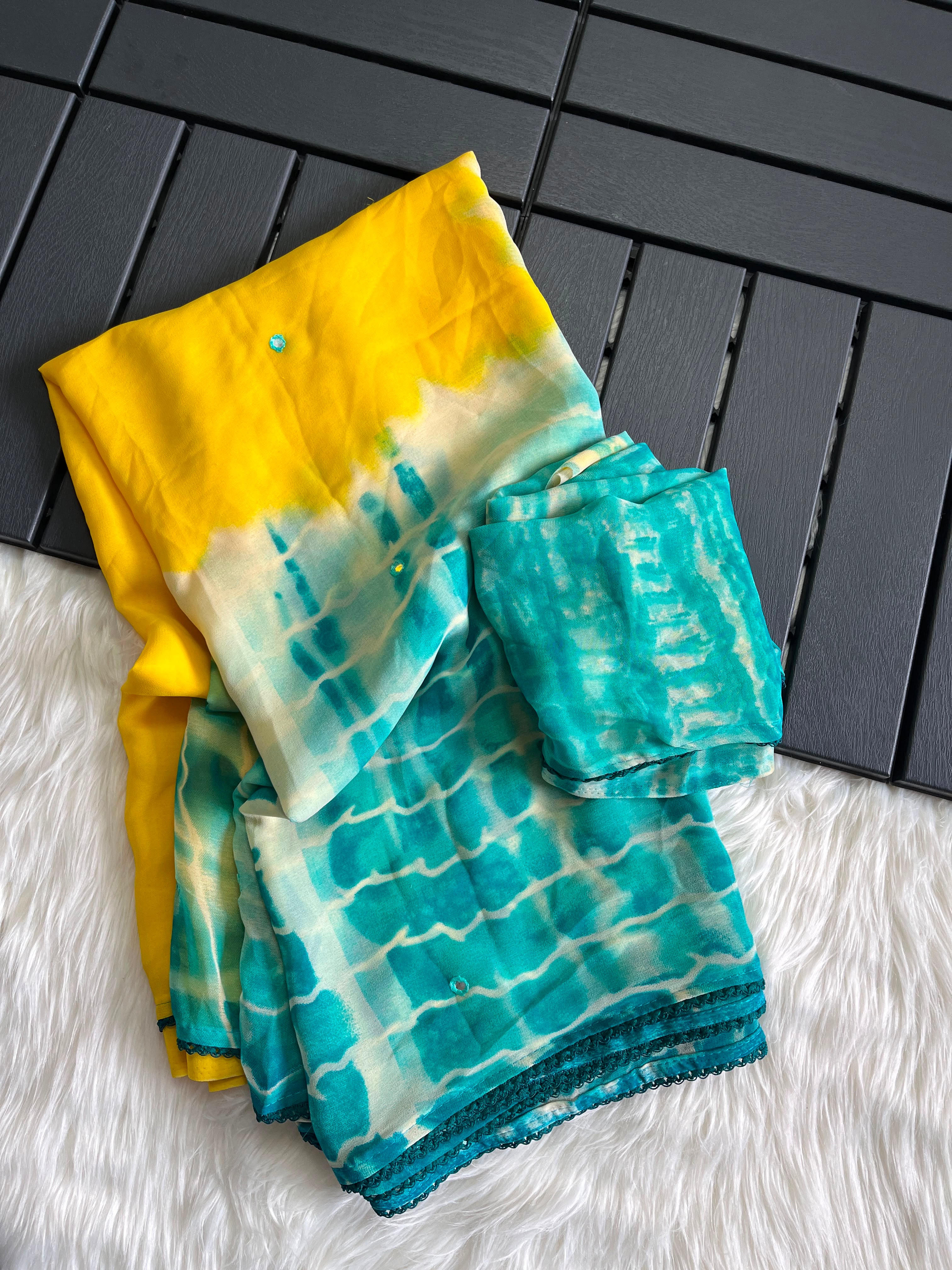 Pure Georgette Saree