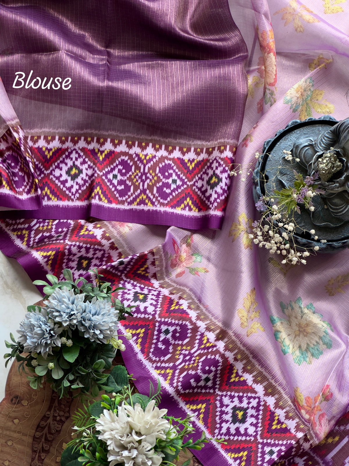 Kota Saree With Floral Print