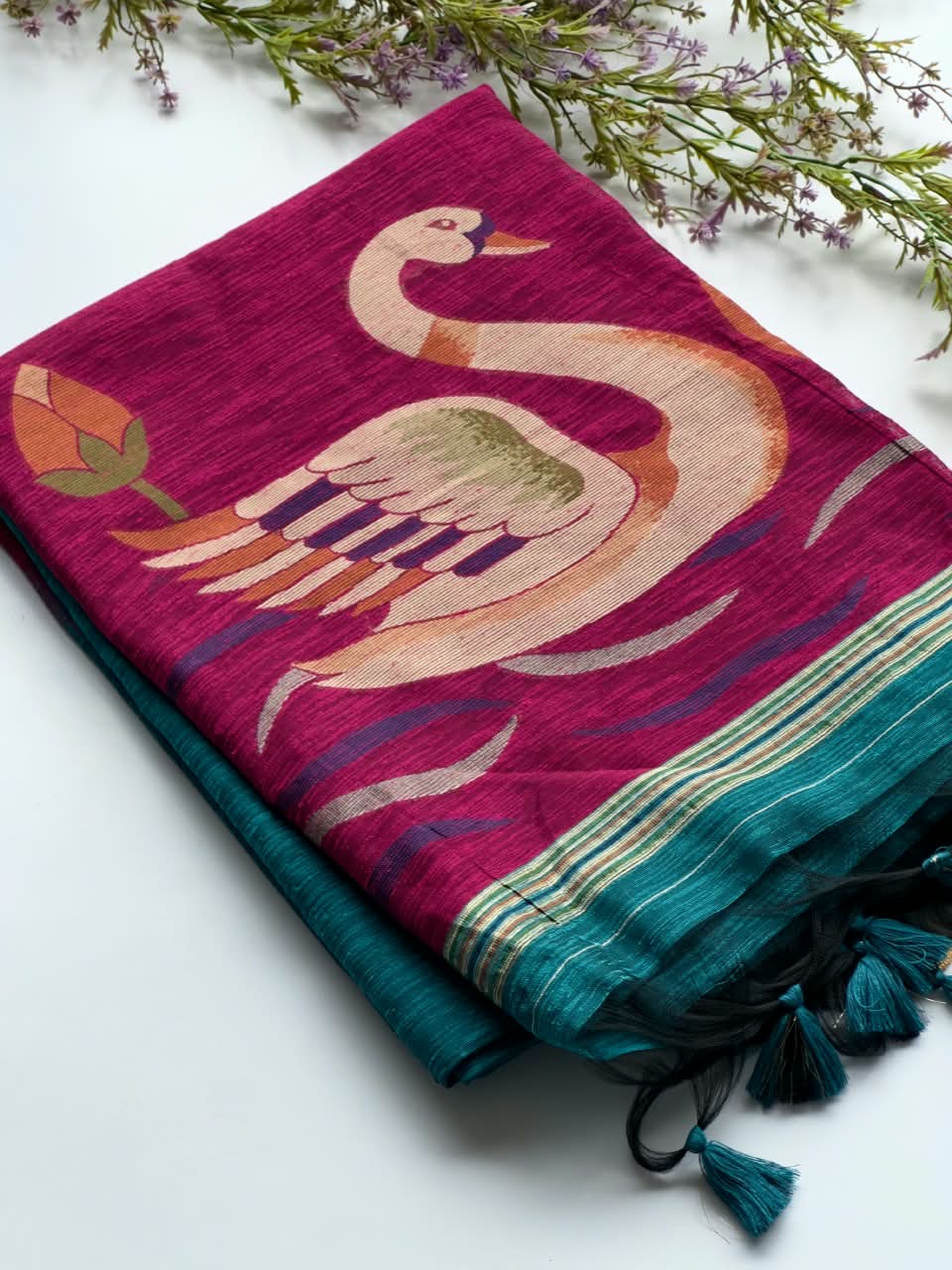 Linen Khadi Jamdani