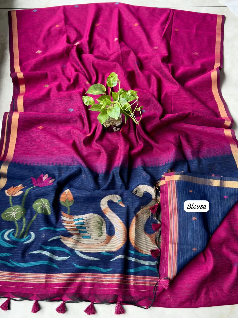 Linen Khadi Jamdani