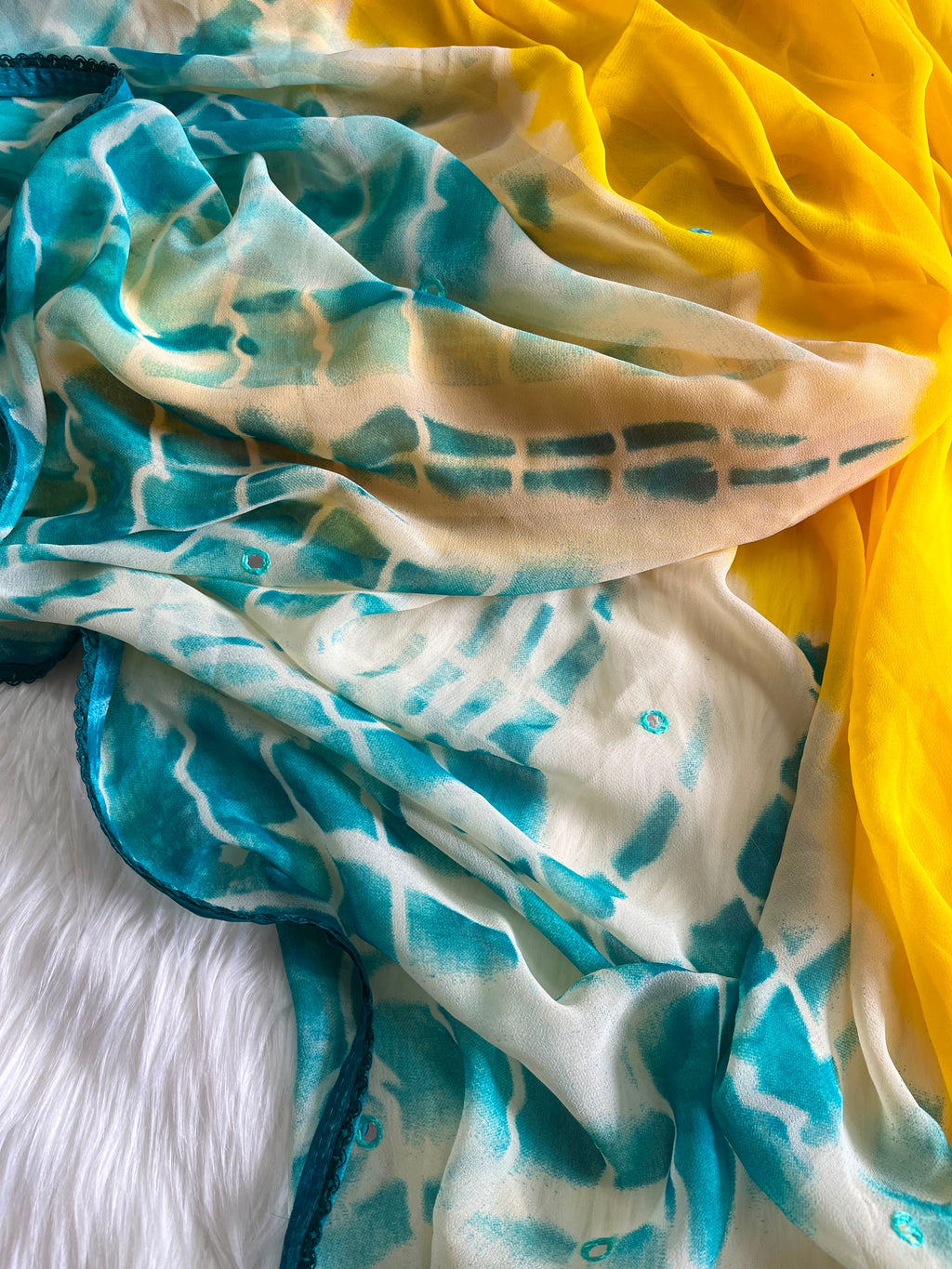 Pure Georgette Saree