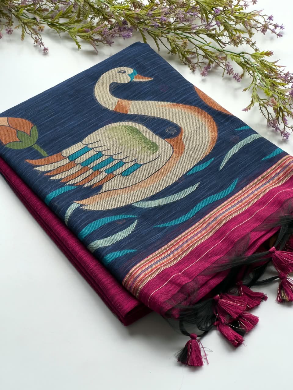 Linen Khadi Jamdani