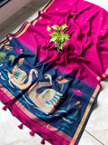 Linen Khadi Jamdani