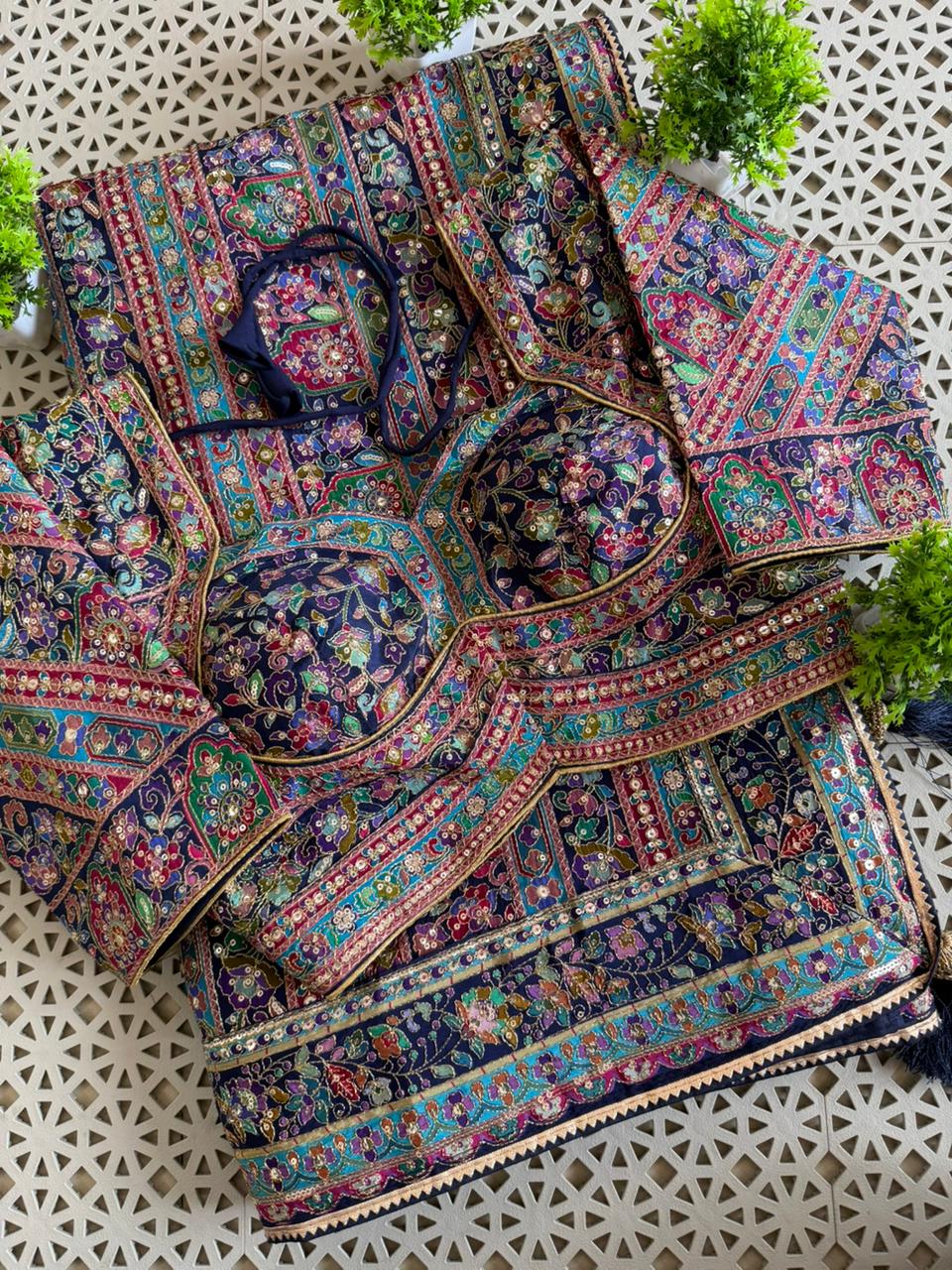 Pure Viscose Saree With Designer Sticthed Blouse