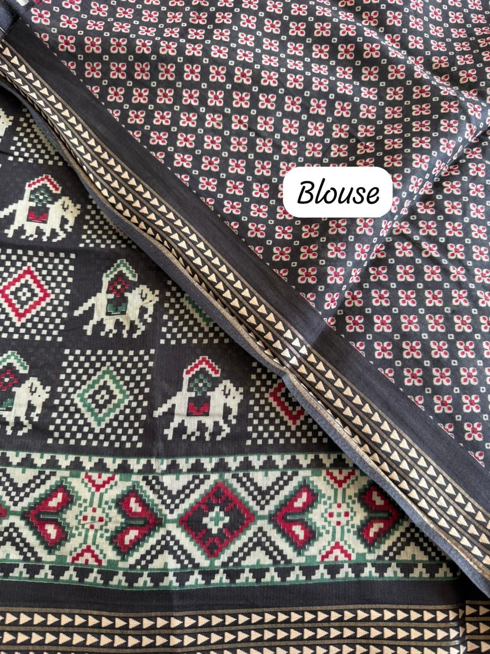 Soft Mul Cotton with Kalamkari pallu & Zari Weaving border