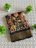 Pure Marsh Mellow silk saree with Unique printed Sarees